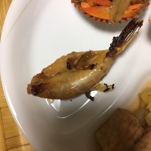 フライパンで焼きフグ